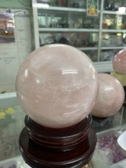 Quả Cầu Đá Thạch Anh Hồng