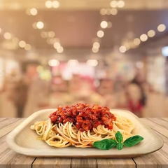 Palm Leaf Disposable Dinner Plate  ( 20x20cm Square)