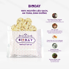 BÁNH HẠT NƯỚNG HỮU CƠ SOCOLA BIODAY KHÔNG ĐƯỜNG (150gr/hộp)