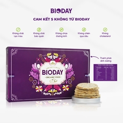 BÁNH HẠT NƯỚNG HỮU CƠ SOCOLA BIODAY KHÔNG ĐƯỜNG (150gr/hộp)