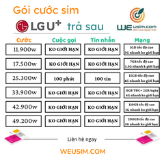 Sim Trả Sau LG