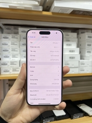 iPhone 15pro 256gb white 100%