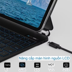 Bàn Phím iPad GOOJODOQ mặt lưng nam châm