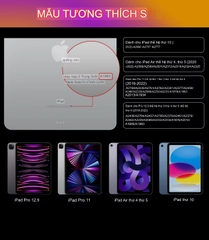Bàn Phím iPad GOOJODOQ mặt lưng nam châm