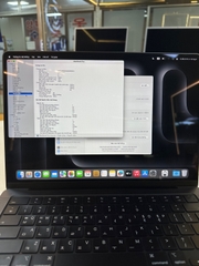 macbook m3pro14 black 18/512GB 100%