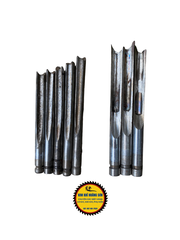 Đục gỗ thợ mộc mũi đục rãnh đường kính 10mm 12mm tiện bằng thép xupap ô tô cao cấp lắp máy khoan cầm tay tiện dụng