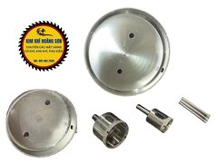 Mũi khoan kính, gạch men, khoan đá lỗ tròn đường kính từ 32mm - 120mm, đầu mũi phủ hạt kim cương sắc bén
