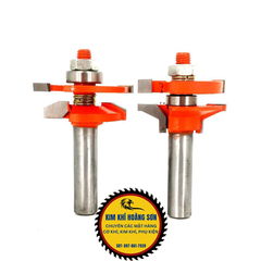 Mũi phay gỗ đánh tủ bếp vát, ngã chỉ 12mm có bi, Mũi soi gỗ Router cốt 12.7mm cao cấp chịu nhiệt tốt