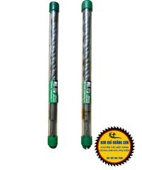 Mũi khoan bê tông 2 cạnh dài 18 - 20mm x 310mm, Mũi khoan xuyên tường Mỹ Nicholson chuôi gài phủ Titanium chịu lực tốt