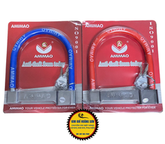 KHOÁ CHỮ U CHỐNG TRỘM CỠ VỪA HENGLONG - AMIMAO CAO CẤP AN TOÀN TUYỆT ĐỐI, KHÓA XE MÁY XE ĐẠP ĐIỆN KHÓA CỔNG NHÀ
