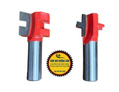 Bộ mũi phay gỗ ghép ván vuông dày 20-22mm cốt 12.7mm, mộng 3-5mm, sâu 5-6mm thích hợp cho máy cầm tay hoặc máy bàn router