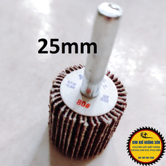 Nhám Trụ, Nhám Chuôi, Nhám Cà Rem Đường Kính Từ 20 Đến 60mm Chuôi 6mm Đánh Bóng Inox