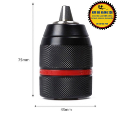 Đầu kẹp mũi khoan AutoLock bằng kim loại 10mm - 13mm San Ou - Đầu khoan thay thế hàng cao cấp