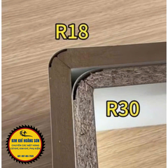Mũi soi uốn cong gỗ CNC cốt trục 12.7mm phay bo cong 90 độ MDF góc R18 R30 R50 Tideway cao cấp