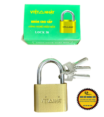 Ổ khóa bấm Việt Nhật Lock 50 - 60mm siêu bền, Ổ khóa cửa bấm đồng thau chịu lực cực kỳ chắc chắn