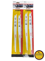 Bộ 2 Lưỡi Cưa Kiếm Cắt Gỗ Chuôi Cắm S1111DF Dài 225mm/9" SCHNEITER Cưa Gỗ Có Đinh, Ống Nhựa PVC Sắc Bén