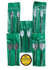 Mũi khoan gỗ đuôi cá chuôi lục giác 6.35mm, Mũi khoét gỗ có đầu định tâm dài 150mm hợp kim siêu bền