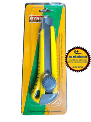 Dao rọc giấy to HYNS lưỡi dao 18mm, Dao trổ giấy cắt rạch đa năng theo không gỉ, độ cứng cao sử dụng trên nhiều vật liệu