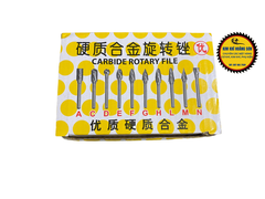 Mũi mài khắc kim loại trục 6mm đường kính đầu mũi từ 6 - 16mm, Mũi doa gỗ, nhựa, nhôm, inox siêu bền