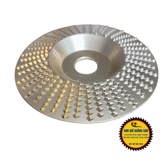 Đĩa mài gỗ đa năng, Lưỡi chà nhám gỗ dùng cho máy mài cầm tay lỗ trục 16mm chất liệu hợp kim cao cấp