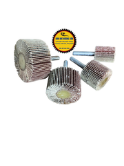 Nhám Trụ, Nhám Chuôi, Nhám Cà Rem Đường Kính Từ 20 Đến 60mm Chuôi 6mm Đánh Bóng Inox