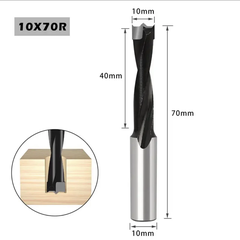 Mũi khoan gỗ TCT, Khoan dàn Tideway liên kết bản lề chốt gỗ ốc cam CNC Đen-R, Đỏ-L hợp kim cao cấp