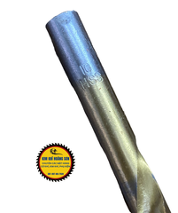 Bộ 19 mũi khoan gỗ và sắt thép HSS màu vàng phủ Titanium, đường kính 1-10mm bảo quản trong hộp sắt
