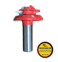 Mũi phay gỗ ghép góc vuông, Mũi soi ghép ván 45 độ chất liệu hợp kim phủ Teflon chịu nhiệt tốt