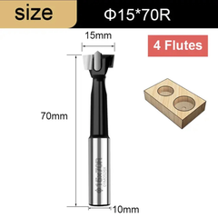 Mũi khoan gỗ TCT, Khoan dàn Tideway liên kết bản lề chốt gỗ ốc cam CNC Đen-R, Đỏ-L hợp kim cao cấp