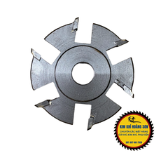 Mũi dao phay gỗ Tupie vạc tròn đều - vạc chéo 6/8/20 cánh lỗ trục 16mm, hợp kim cao cấp chuyên dụng