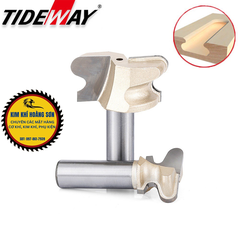 Mũi phay tay nắm âm gỗ cốt trục 12.7mm, mũi soi rãnh khoét cánh tủ TIDEWAY cao cấp hợp kim sắc bén
