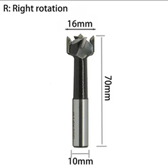 Mũi khoan gỗ TCT, Khoan dàn Tideway liên kết bản lề chốt gỗ ốc cam CNC Đen-R, Đỏ-L hợp kim cao cấp