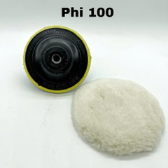 Phớt nỉ lông cừu 3M đường kính 100 - 180mm dụng cụ chuyên dùng đánh bóng xe máy, ô tô xe hơi cao cấp