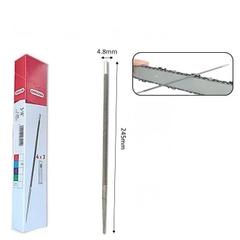 Dũa xích máy cưa Oregon thép cacbon kích thước 4 - 4.8 - 5.5 x 250mm có độ cứng cao chịu nhiệt tốt