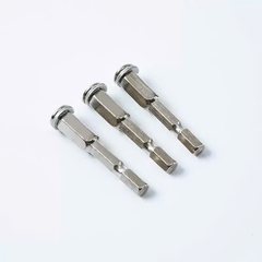 Đầu nối chuôi lục giác 6.35mm, trục chuyển đổi máy khoan pin thành máy cắt gỗ, nhựa dài 55mm