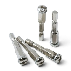Đầu nối chuôi lục giác 6.35mm, trục chuyển đổi máy khoan pin thành máy cắt gỗ, nhựa dài 55mm