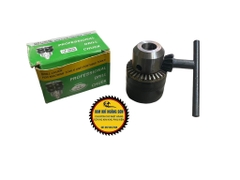 Đầu kẹp mũi khoan măng ranh ren 13mm kẹp mũi khoan đường kính từ 1.5mm đến 13mm, đầu vặn và đầu có trục nối, khóa đi kèm
