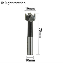 Mũi khoan gỗ TCT, Khoan dàn Tideway liên kết bản lề chốt gỗ ốc cam CNC Đen-R, Đỏ-L hợp kim cao cấp