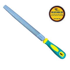 Dũa mài kim loại FEIBAO thép nguyên khối T12 size 8'' 10'' 12" tay cầm bọc nhựa TPR chống trơn trượt