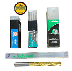 Mũi khoan inox xịn, khoan sắt, gỗ thép HSS đường kính từ 1mm đến 7.5mm hàng cao cấp chính hãng