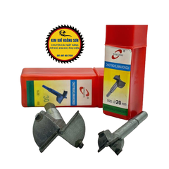 Mũi khoan khoét gỗ lỗ tròn vỏ đỏ Φ10 - Φ35 mm chịu nhiệt tốt, hợp kim thép cao cấp chịu mài mòn tốt