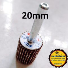 Nhám Trụ, Nhám Chuôi, Nhám Cà Rem Đường Kính Từ 20 Đến 60mm Chuôi 6mm Đánh Bóng Inox