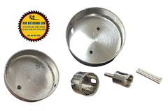 Mũi khoan kính, gạch men, khoan đá lỗ tròn đường kính từ 32mm - 120mm, đầu mũi phủ hạt kim cương sắc bén