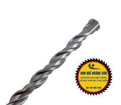 Mũi khoan bê tông tường 2 cạnh dài 6 - 16mm x 160mm, Mũi khoan bê tông 2 chấu Soyi phủ titanium chịu lực tốt