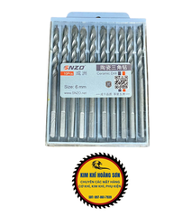 Mũi khoan đa năng SNZO 6 - 12mm, Mũi khoan kính đá gạch men cao cấp 2 cạnh, đầu nhọn cho độ cứng cao