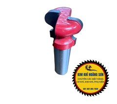 Mũi phay gỗ làm tay nắm âm cửa cánh tủ, Mũi soi rãnh chỉ nổi ngã cốt trục 12.7mm nhiều kích thước