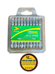 Mũi vít, Vỉ 10 đầu bắn vít vặn bake 6mm từ tính PH1, PH2 dài 65mm dùng cho máy vặn vít, máy khoan