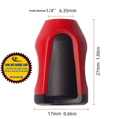 Đầu Nam Châm Trợ Lực Gắn Mũi Vít Tăng Từ Tính Đường Kính Lỗ 6.35mm Nhựa ABS Chống Va Đập Bền Bỉ