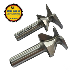 Mũi soi uốn cong gỗ CNC cốt trục 12.7mm phay bo cong 90 độ MDF góc R18 R30 R50 Tideway cao cấp