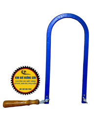 Cưa lọng cầm tay chiều dài lưỡi 130mm, Khung giằng cưa mỹ nghệ chuôi gỗ chống trượt, trọng lượng nhẹ, nhỏ gọn tiện dụng